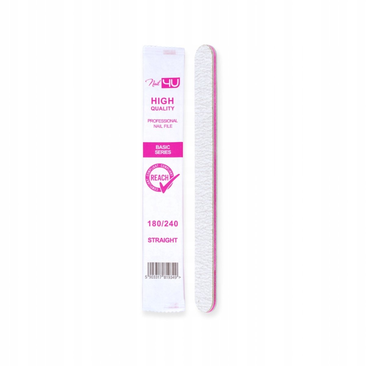 Nail4U Basic III Nagelvijl 180/240 - Professionele Kwaliteit
