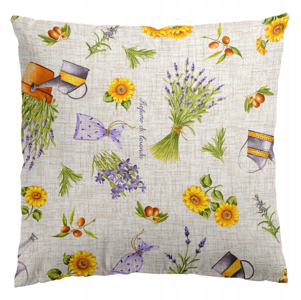 Decoratieve Kussenhoes 40x40cm - Bloemen & Tuin - Landelijk
