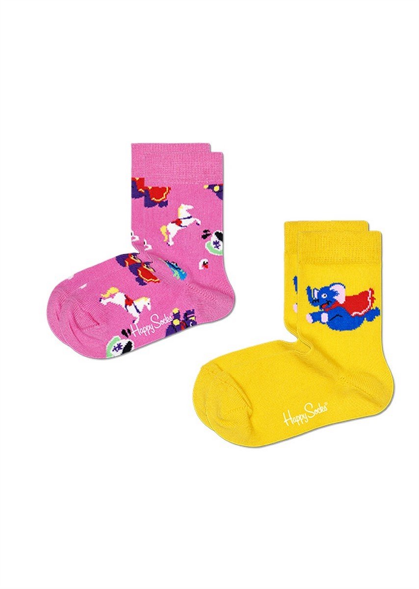 Happy Socks KFUF02-3300 2-pack Kids Fun Fair Sock 7-9Y