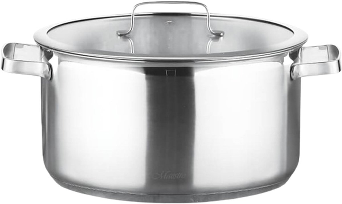 Maestro Kookpan 16 cm, 1.3L RVS - Geschikt voor Alle Vuren