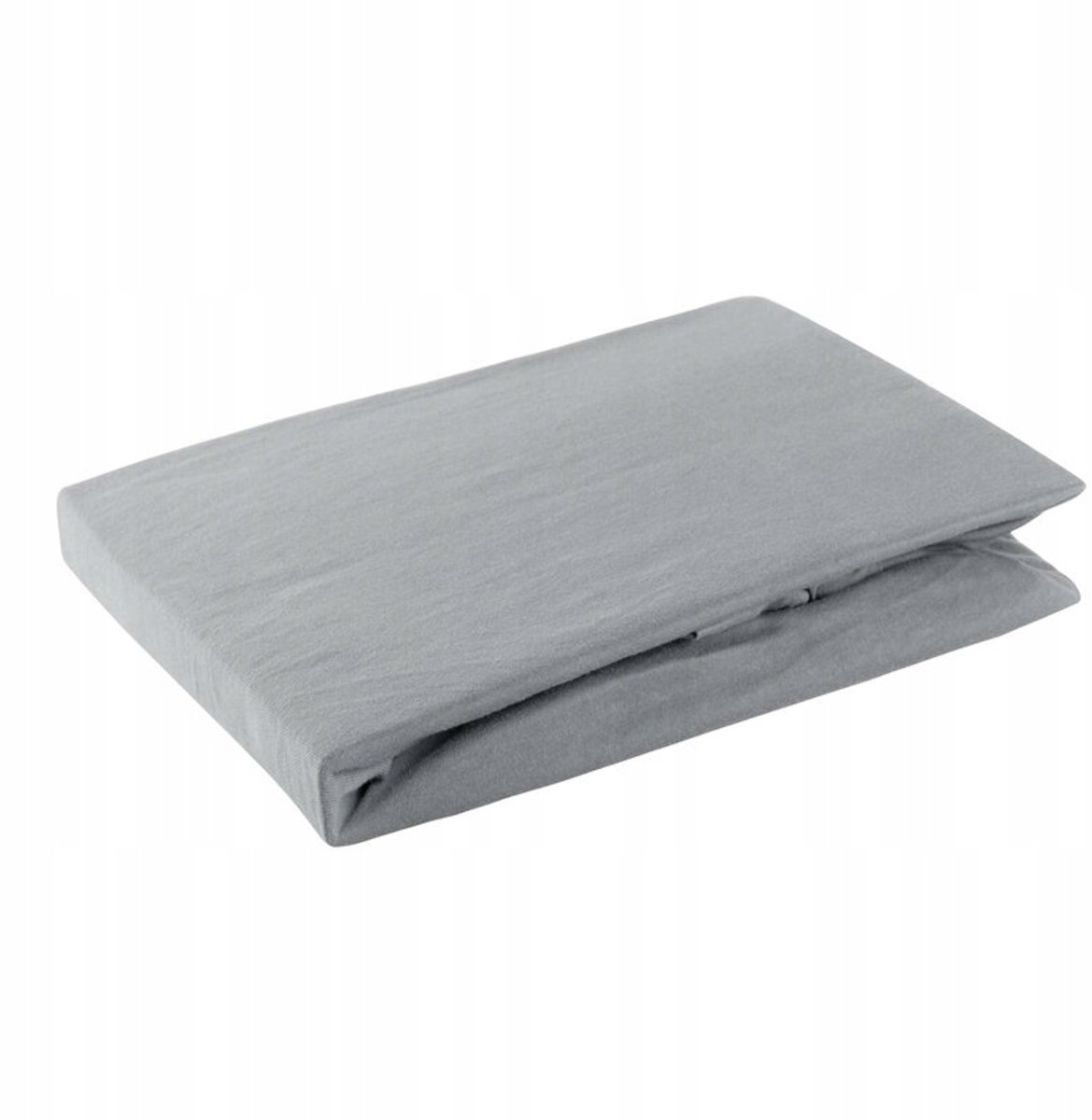 Jersey Hoeslaken met Elastiek 160x200cm Staalgrijs - 30cm Matrasdiepte
