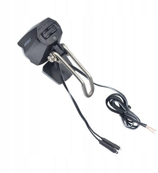 Retro Fietslamp Voorzijde - LED - 30 LUX - Zwart — afbeelding 2