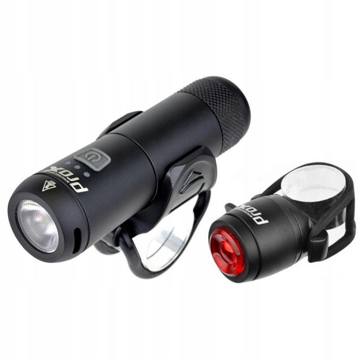 Prox Ran S Set Fietsverlichting: 700lm Voor, 20lm Achter, USB-C