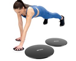 Gymtek® Sliding Pads - Fitness Sliders - Sliding Discs - Set van 2 - Volledige Lichaamstraining, Gym, Fitness, Crossfit, Pilates