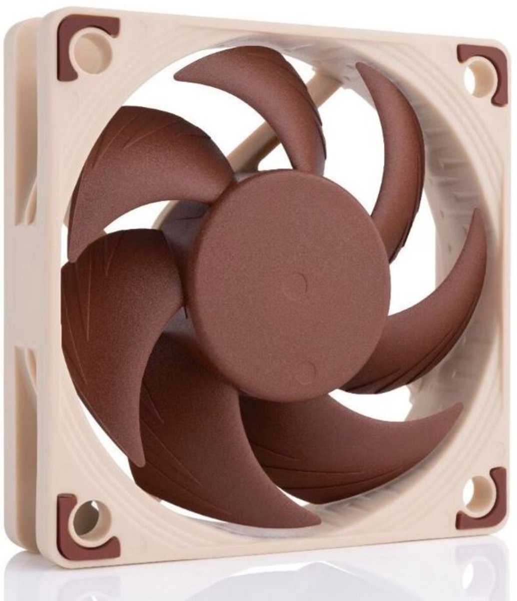 Noctua NF-A6x15 PWM - Ventilatorhuis - 60mm - 13.77 cfm - 3500 rpm - 19.8dBA - 4-pin PWM - beige, bruin