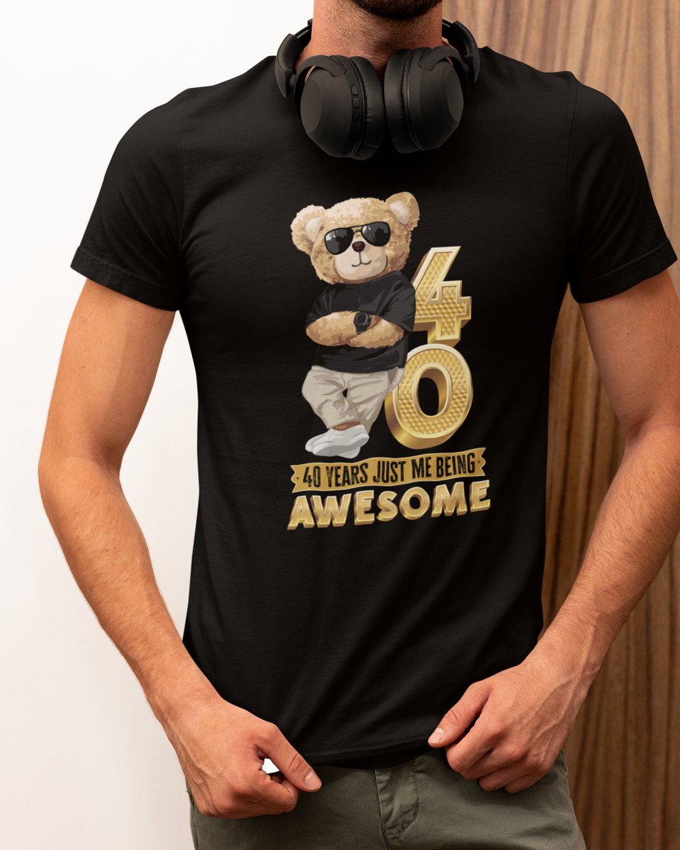 40 Jaar Verjaardag cadeau T-shirt - Zwart T-shirt Heren - Maat XXL - Verjaardag Cadeau Mannen - Limited Edition