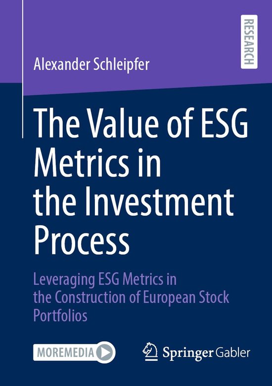 Business and Economics (German Language) - The Value of ESG  ... - cover