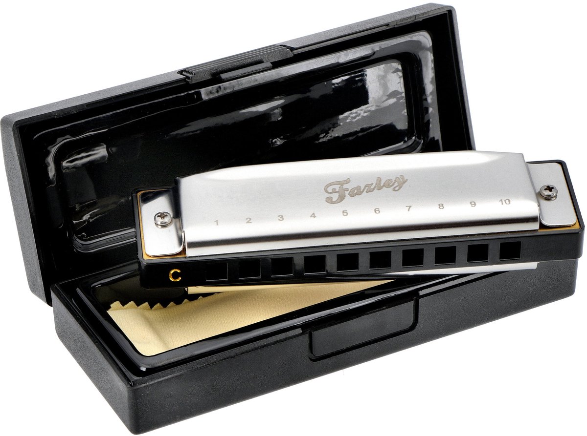 Fazley MHM-02-C 10-gaats C diatonische mondharmonica