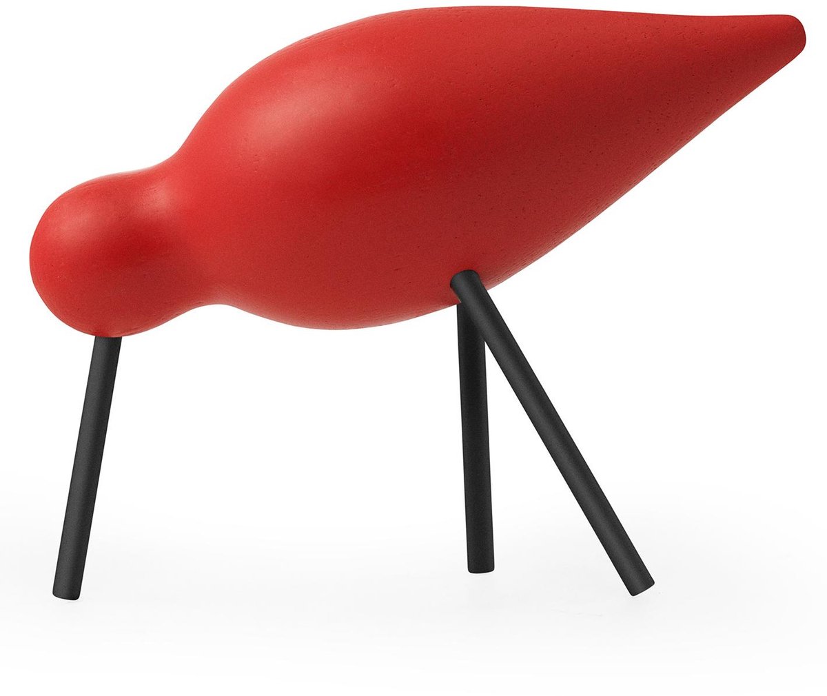 Shorebird Vogel Decoratie Medium Red