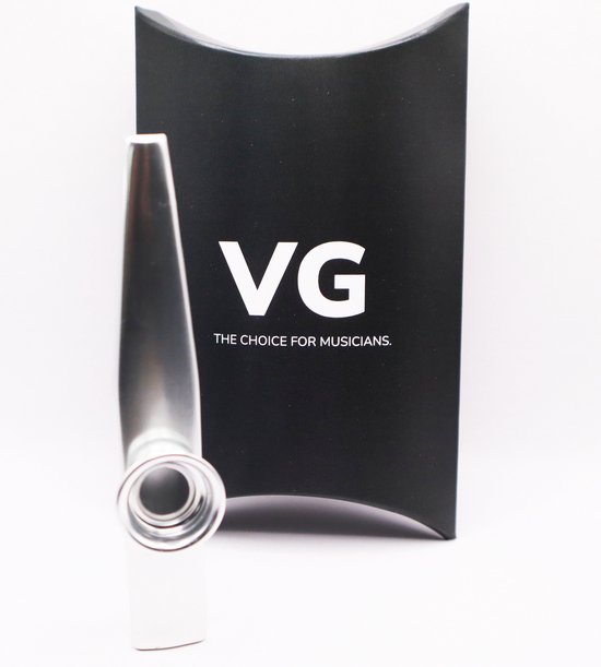 VG kazoo – zilverkleurig