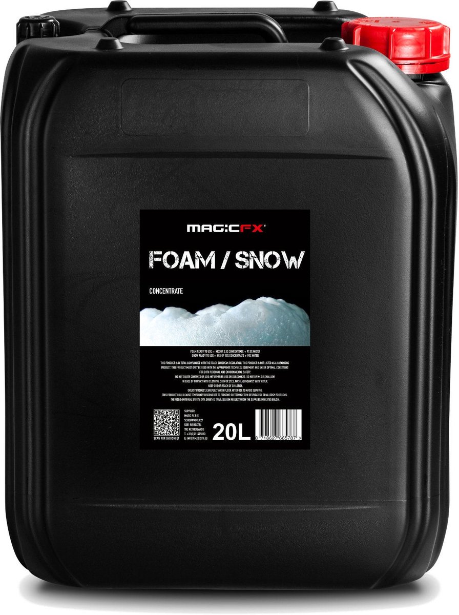 Magic FX Pro schuim/sneeuw vloeistof geconcentreerd 20 liter