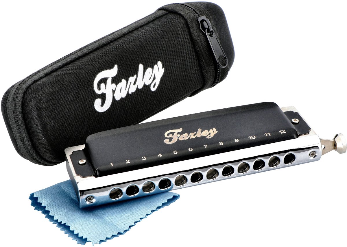 Fazley MHM-20-C 12 gaats chromatische mondharmonica C-majeur