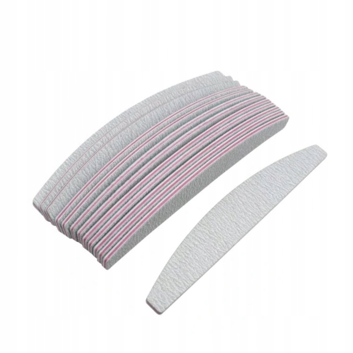 Dubbelzijdig Nagelvijl 18cm 100/100 Boot Vorm Zebra 1 Stuk