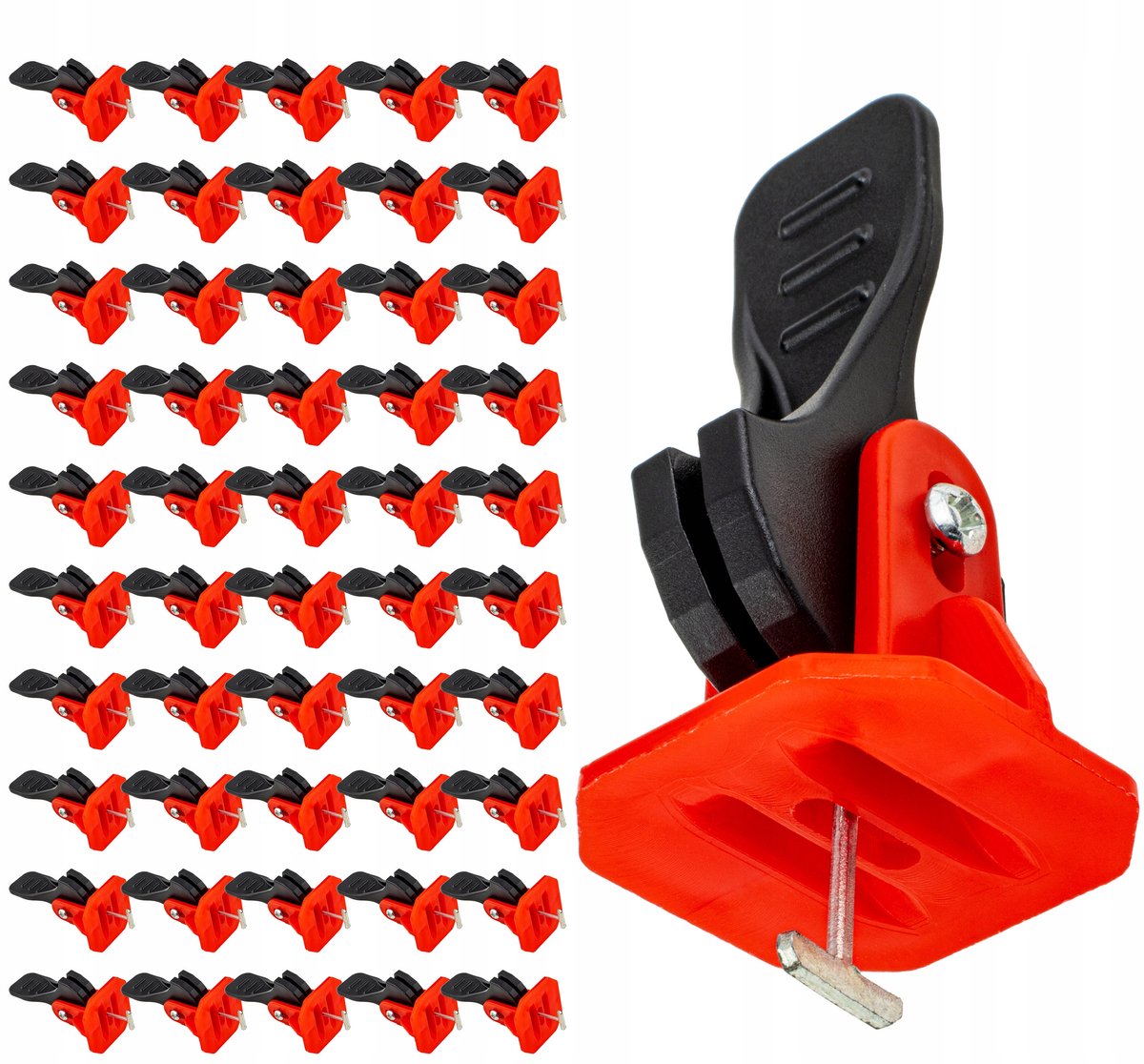 50x Tegelnivelleringssysteem: Klem, Wedge & Stick