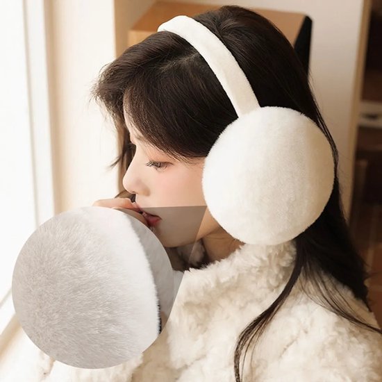 HIQIU Vissersmuts voor de winter, fuzzy emmerhoed, wollig, bontachtig, warme emmermuts voor dames, M