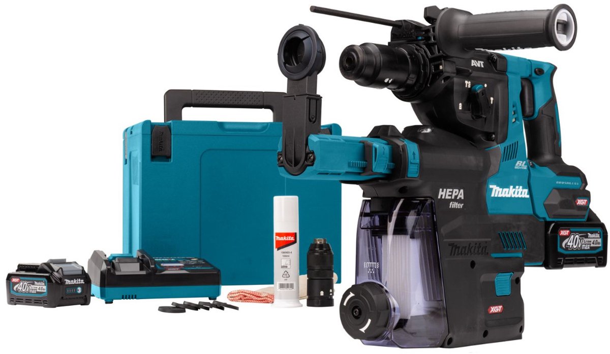 Makita Combihamer HR004GM202 40V - 2x li4Ah thumbnail 2