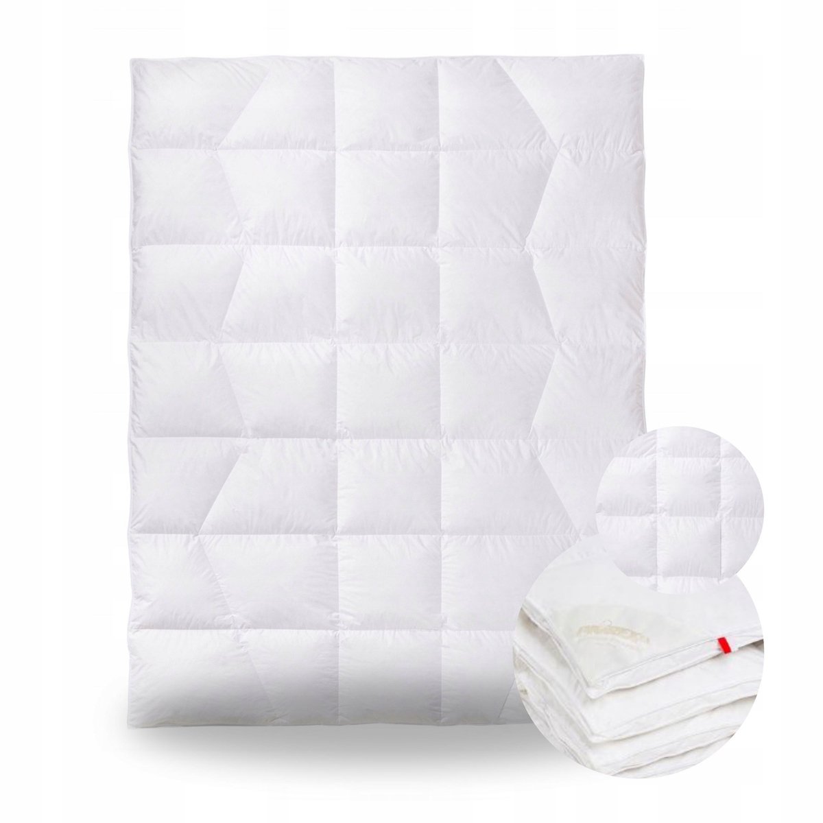 Luxe Donsdeken Royal Star Piórex 220x200cm Wit - Warmte & Comfort