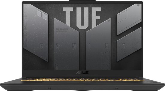ASUS TUF Gaming F17 FX707VJ-RB53-CA Intel Core 5 210H Laptop 43,9 cm (17.3") Full HD 16 GB DDR4-SDRAM 512 GB SSD NVIDIA GeForce RTX 3050 Wi-Fi 6 (802.11ax) Windows 11 Home Zwart, Grijs