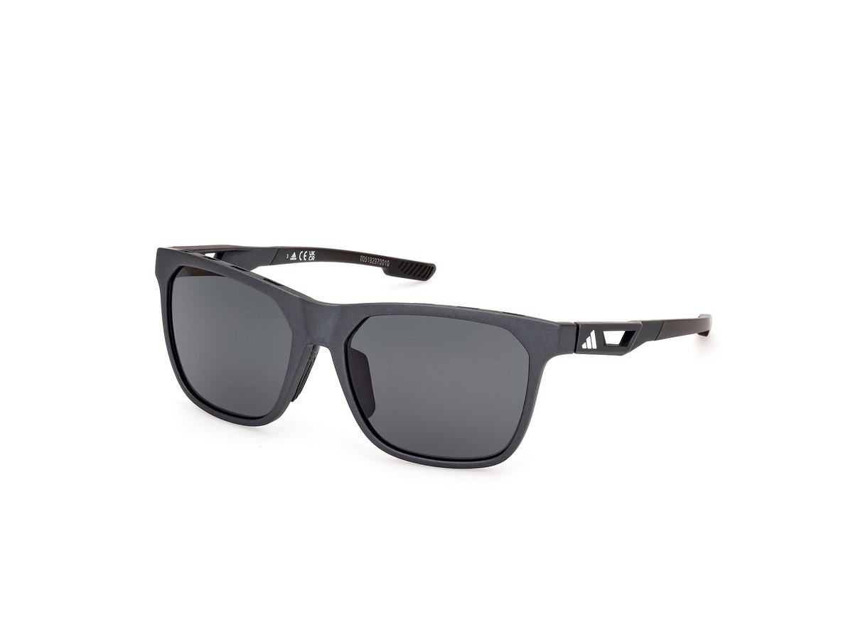 Adidas Sport Sp0091 Gepolariseerde Zonnebril Zwart