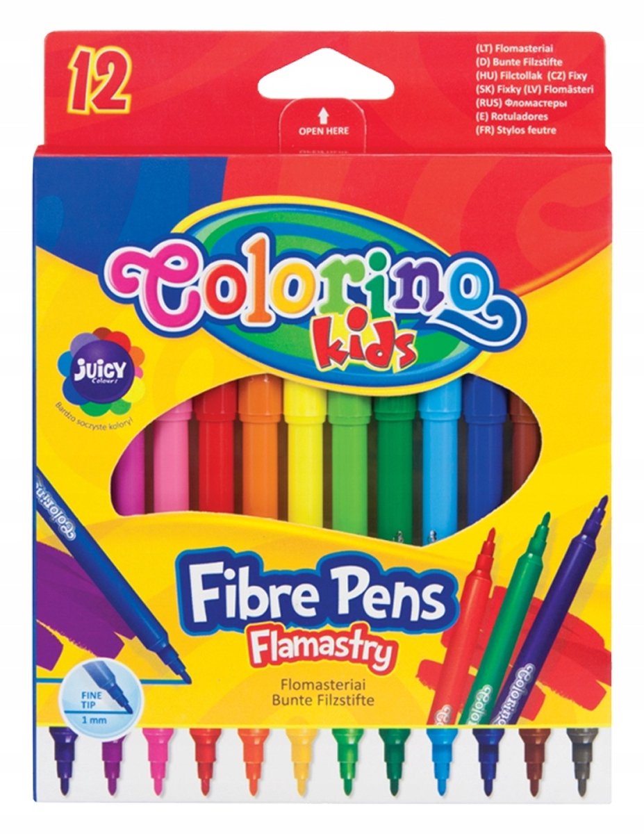Colorino Kids-potlodenset - 12 levendige kleuren