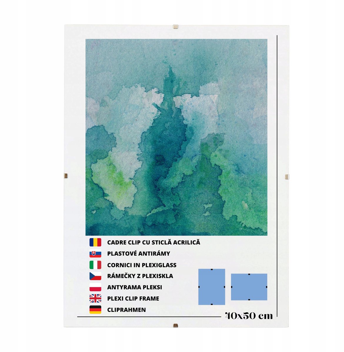 Antirframe Plexi 40x50 cm - Stijlvolle Poster- en Fotolijst