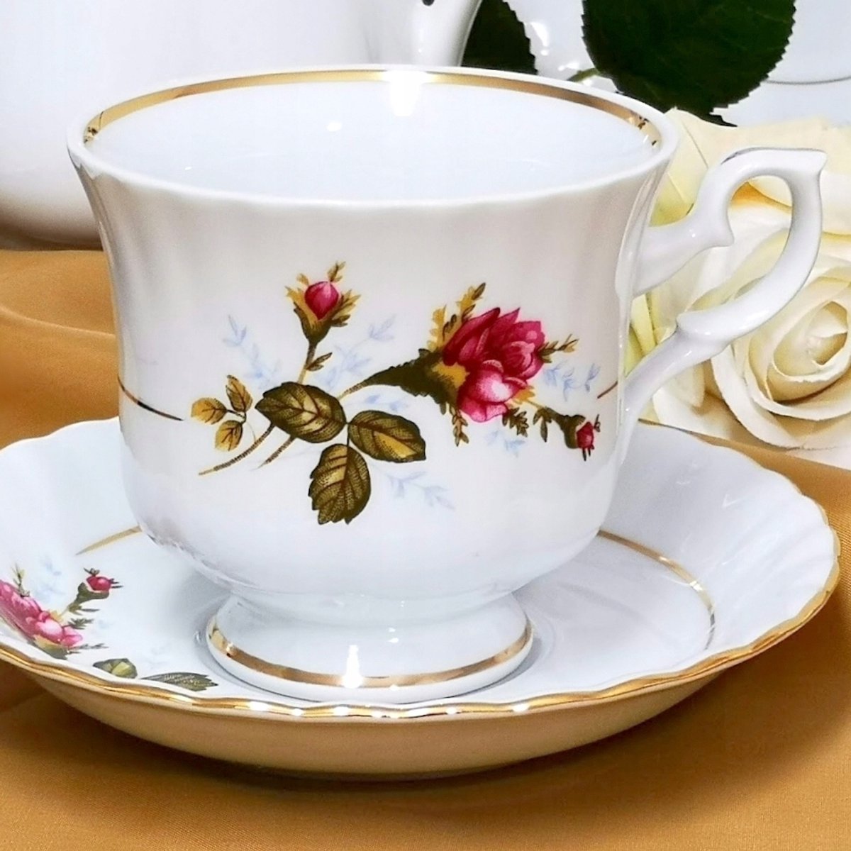 Malcer Porselein Koffieservies Iwona 6 Personen, 12 Delen