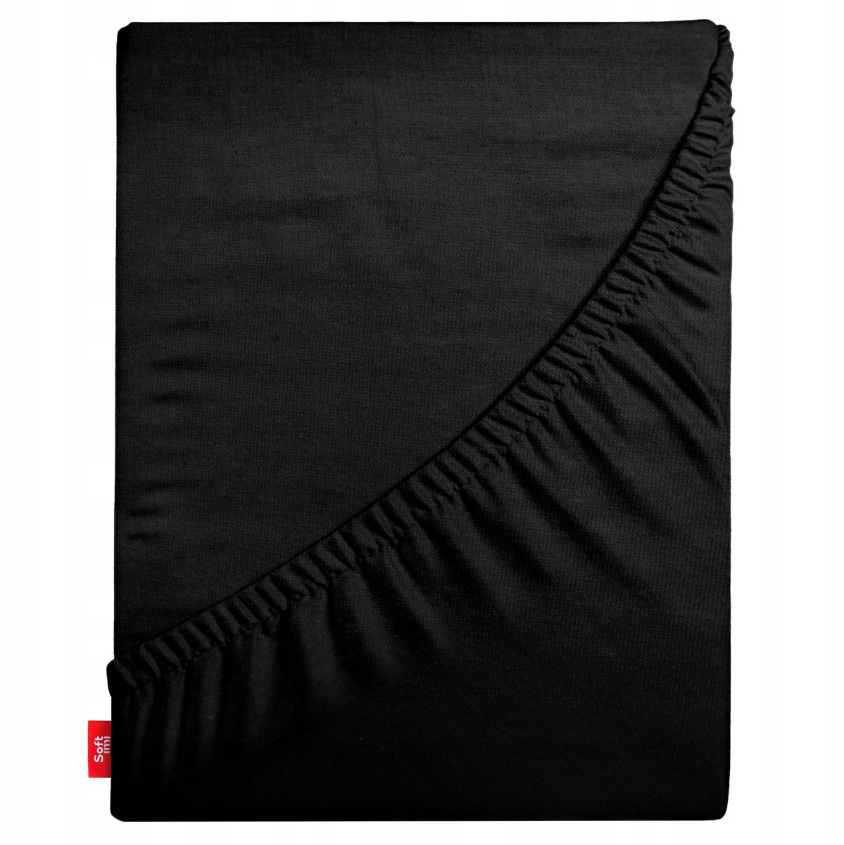 Jersey Hoeslaken 180x200cm - 100% Katoen, Zwart