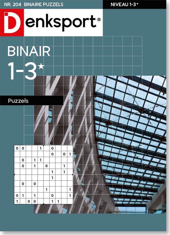 Denksport Puzzelboek Binaire puzzels 1-3*, editie 204
