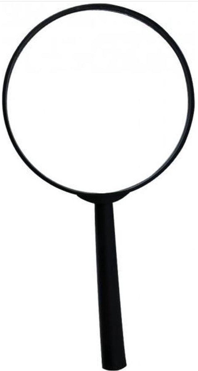 Casa Goods® - Vergrootglas met echt glas - Loep - Vergroot glas - Insectenloep - Vergroot 4x - diameter 10 cm