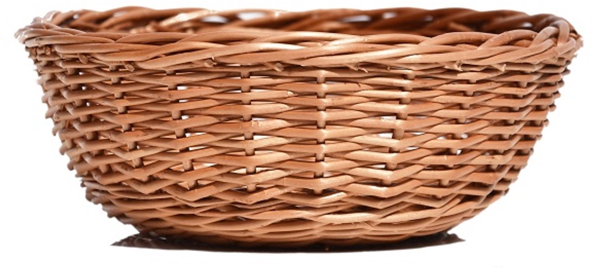Ronde Vlechtmand van Poolse Wilg - 20 cm