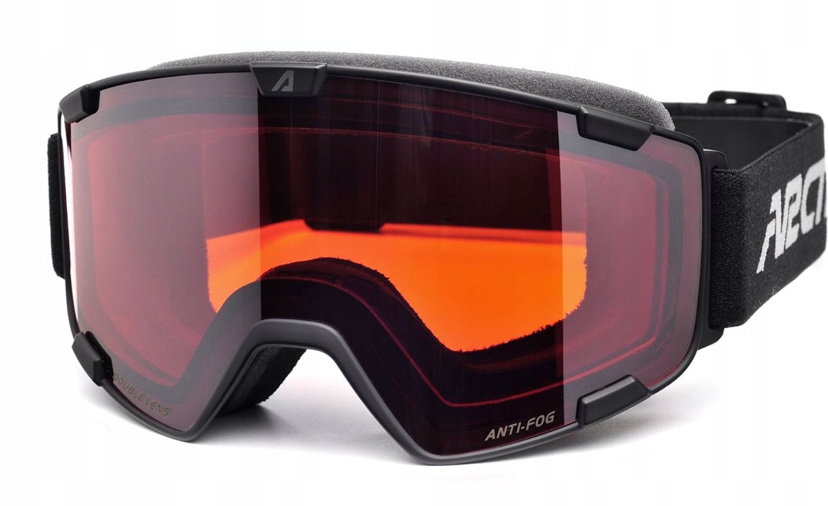 Arctica G-107 skibril - frameloos, anticondens, UV400, oranje lens