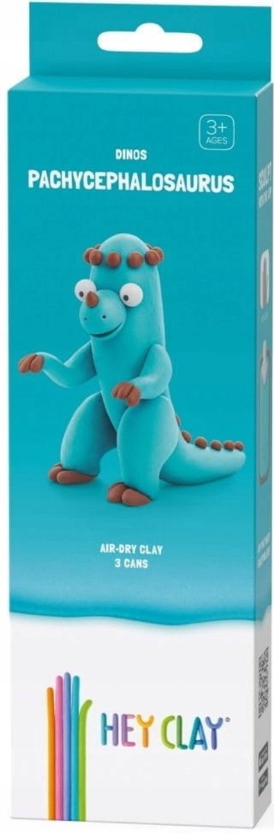 Hey Clay Kneedough Dino Pachyzaurus HCL30072 - 3 Blikken