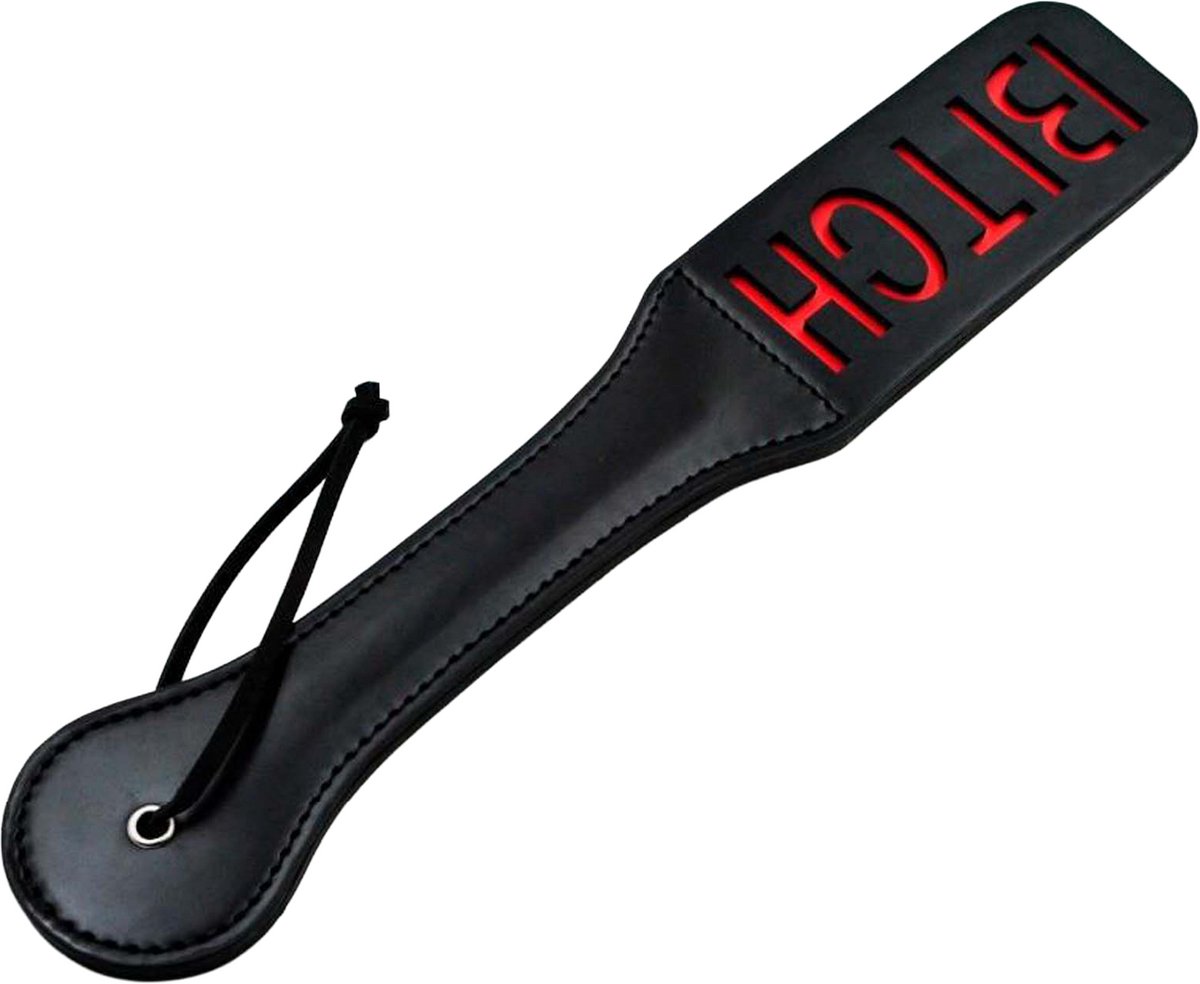 Smart Moves - Dubbele Paddle BITCH - 32cm - Rood/Zwart