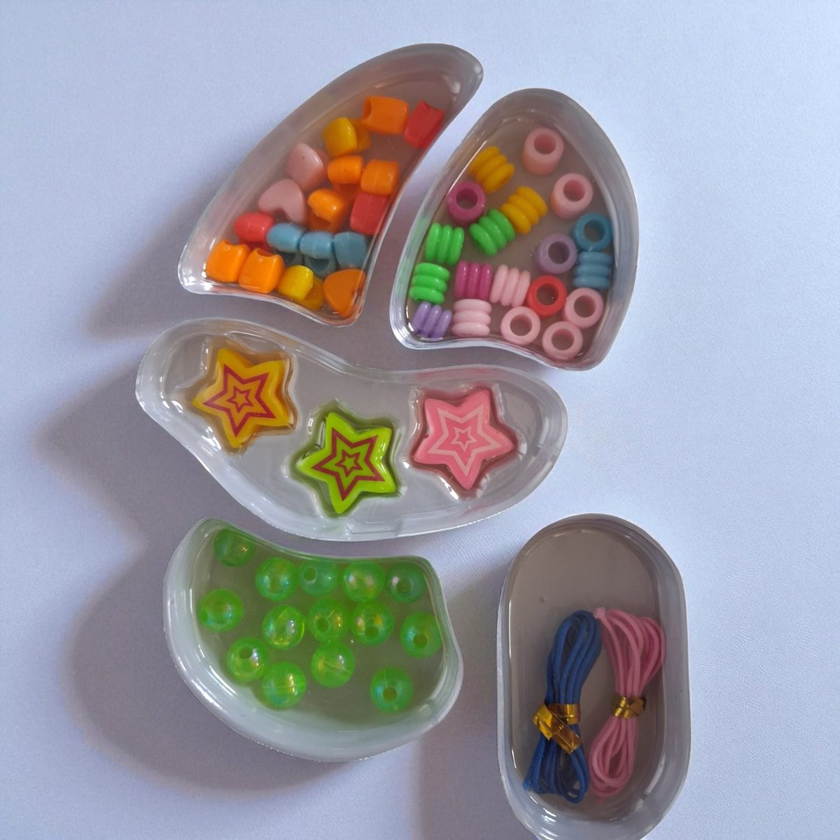 Ewparts 3 mm mini glasparels DIY armband Art & Jewellery-making, kralen om te rijgen, kralenkoord making set, niet verblekende kleur (Full Color