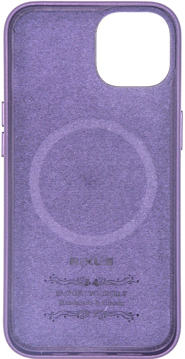 Rixus Classic 02 Case With MagSafe For iPhone 13 Mini Purple