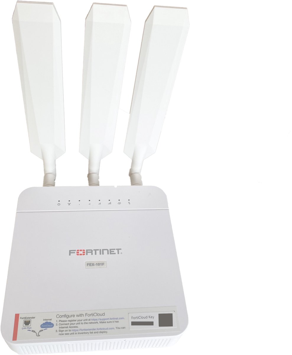 Fortinet FEX-101F-EA draadloze router Gigabit Ethernet 5G Wit