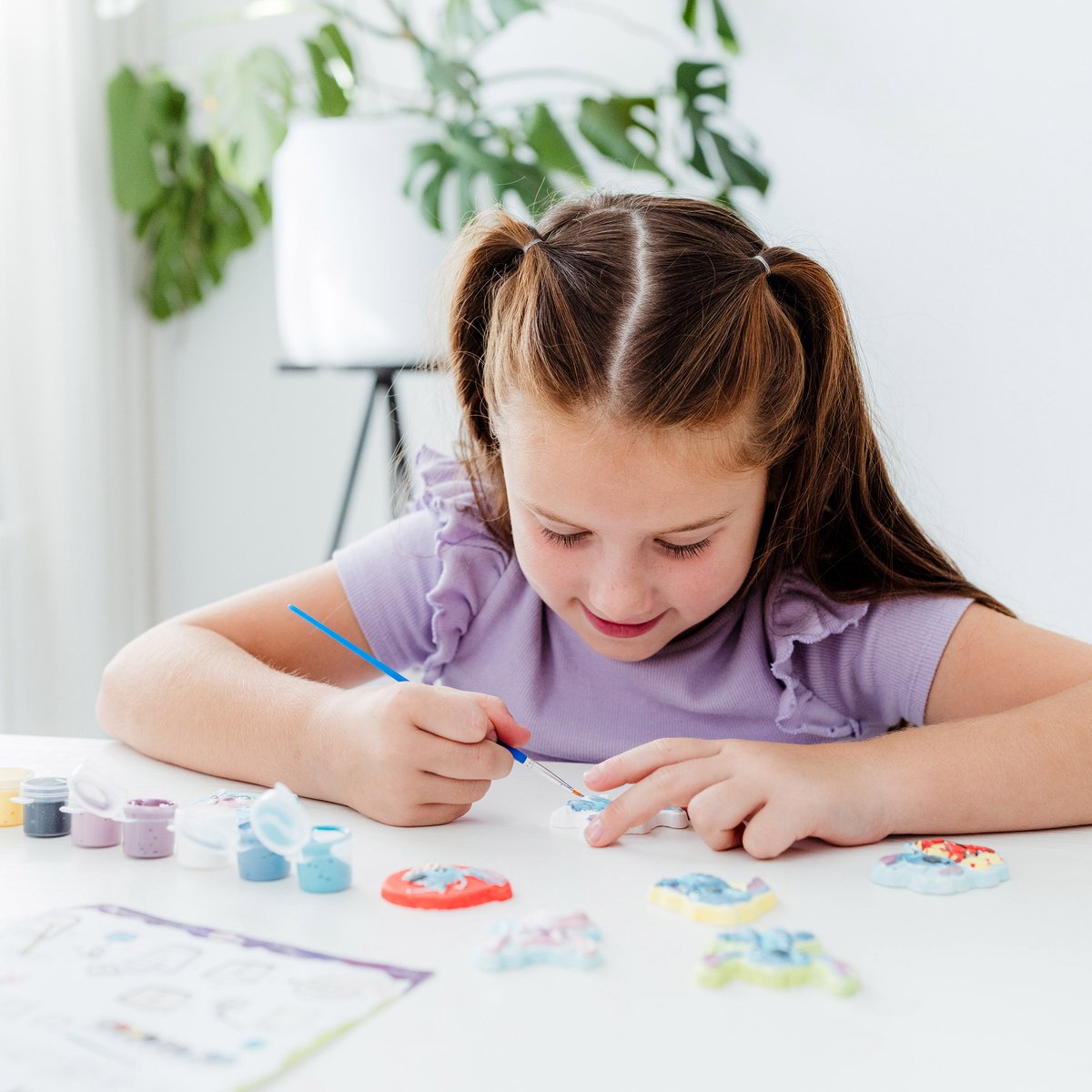 Disney Stitch Totum 3 in 1 knutselset XL - armbandjes, gips gieten, diamond painting magneten en sleutelhanger knutselen - creatief speelgoed cadeau tip knutselen jongens en meisjes vanaf 5 jaar — afbeelding 6