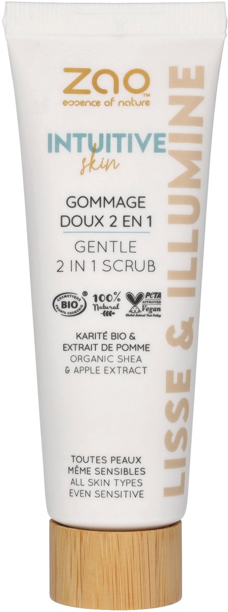 Zao Intuitive Skin Gentle 2 In 1 Scrub