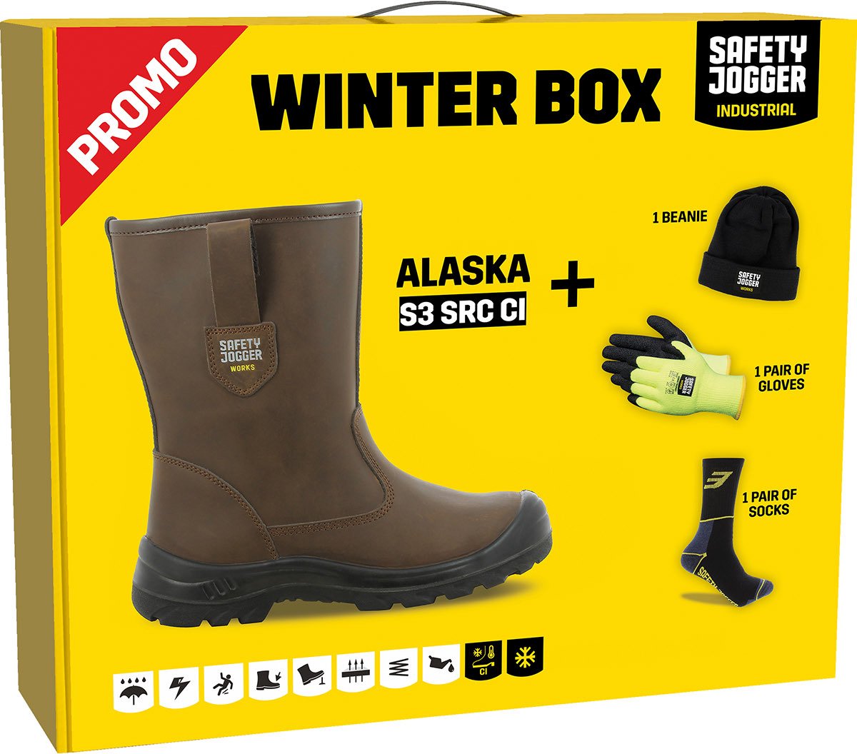 Safety Jogger Alaska S3 Gevoerde Veiligheidslaarzen