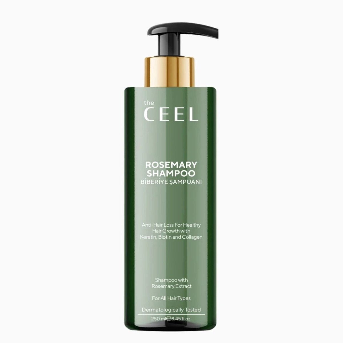 Rozemarijnshampoo voor betere haargroei met keratine biotine en collageenextract - Rosemary Shampoo - Effectieve shampoo met rozemarijn tegen haaruitval en dunner wordend haar