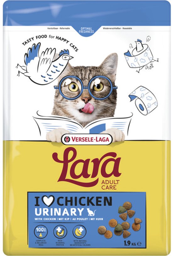 Lara Adult Urinary Care Kip - Kattenvoer - 3 x 2 kg