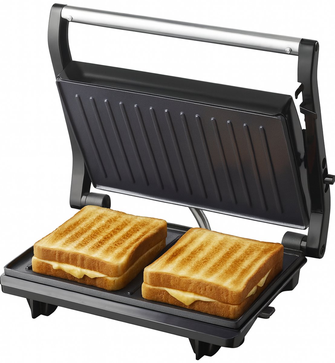 Tomado TGC2001S - kleine contactgrill - zwart/rvs - 750 watt