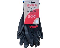 M-Safe handschoen Oxxa PU-Flex 14-086 Zwart maat 10/XL - Set à 12 paar