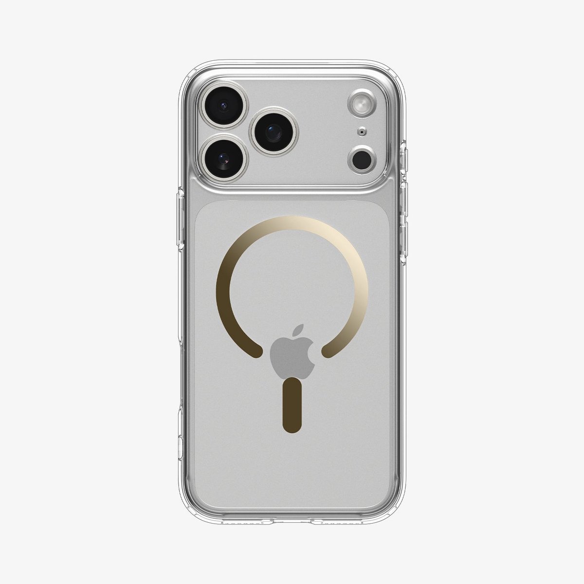 Spigen ACS10037 mobiele telefoon behuizingen 17,5 cm (6.9") Hoes Goud, Transparant