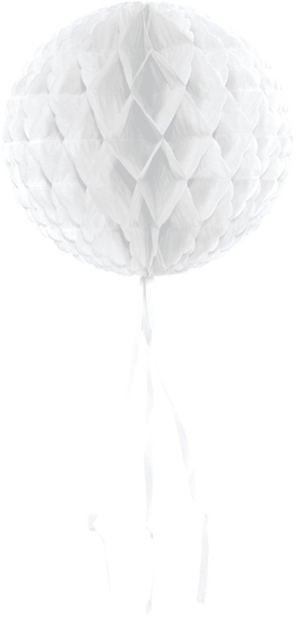 Witte Honeycomb Bol 30 cm