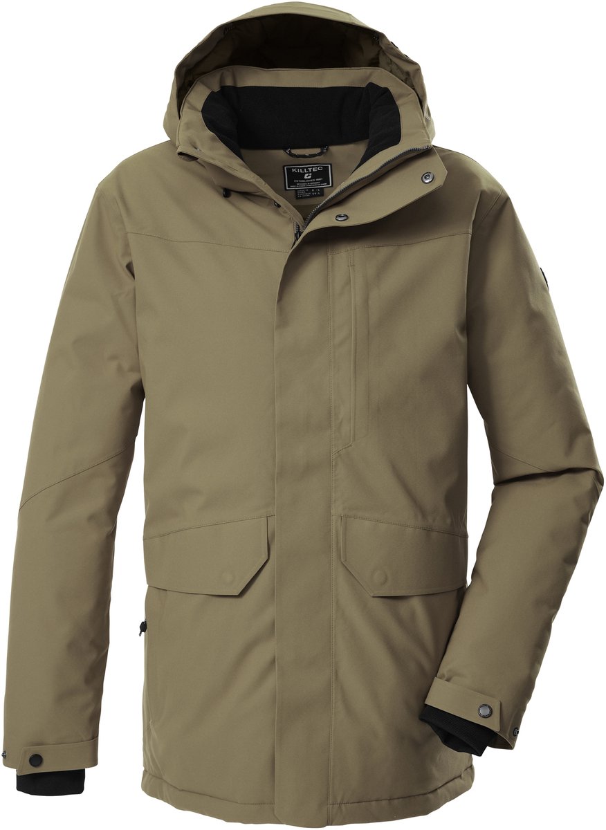 Killtec KOW 85 Men Parka Winterjas Heren Parka Taupe