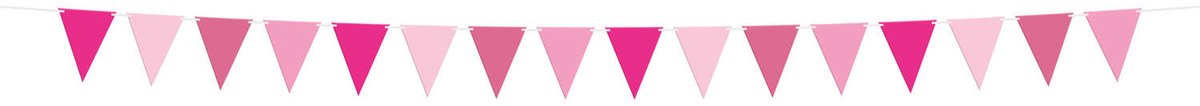 Folat - Vlaggenlijn perfect pink - 6 meter
