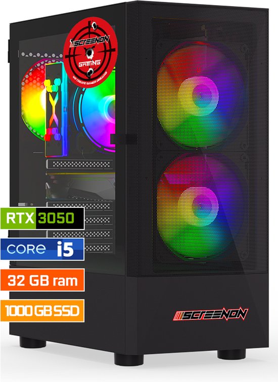 ScreenON - Intel Core i5 - 1024GB SSD - 32GB RAM - RTX 3050 - ScreenON - €1.049,00
