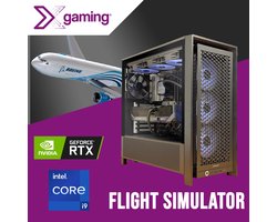 Xgaming Microsoft Flight Simulator 2024 Gaming PC - Intel i9 14900 - Nvidia GeForce RTX 5090 - 64GB - 2TB NVME SSD