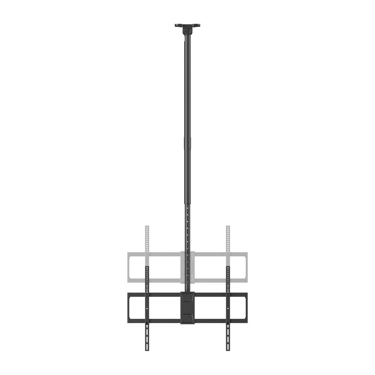 Wolff Mount Universele Verstelbare Plafondbeugel 50–100 inch – Tot 80kg Draagkracht | Zeer Stevig & Universeel | VESA maximaal 800x600 600x400 400x400